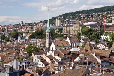 Zurich cityscape clipart