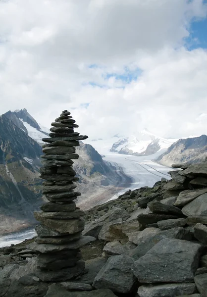 stock image Aletsch glacier