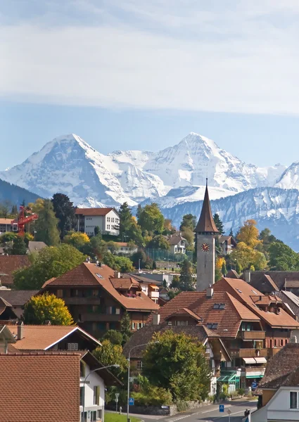 Hösten i schweiziska Alperna — Stockfoto