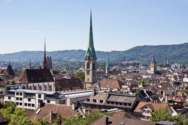 Zürich von oben — Stockfoto
