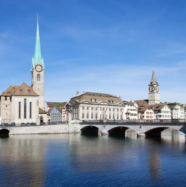 Paesaggio urbano di Zurigo — Foto Stock