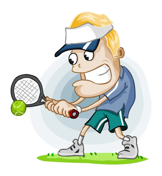 Tennismatch — Stockvektor
