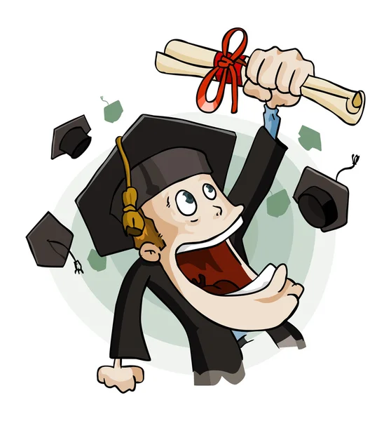 stock vector Graduate