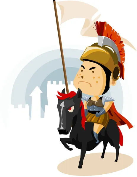 Cavalerie de Rome — Image vectorielle