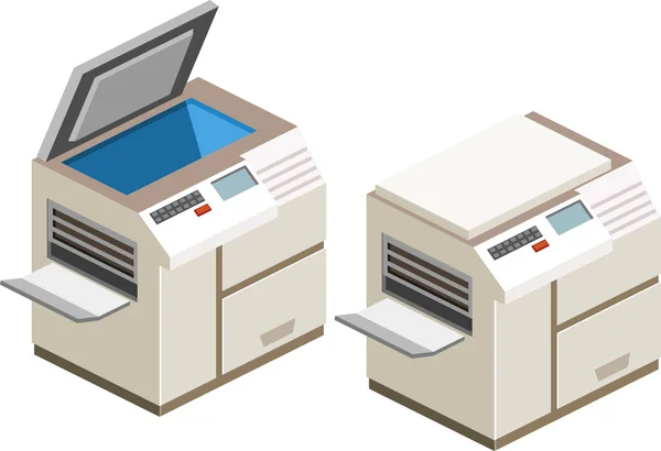 Photocopy Machine — Stock Vector