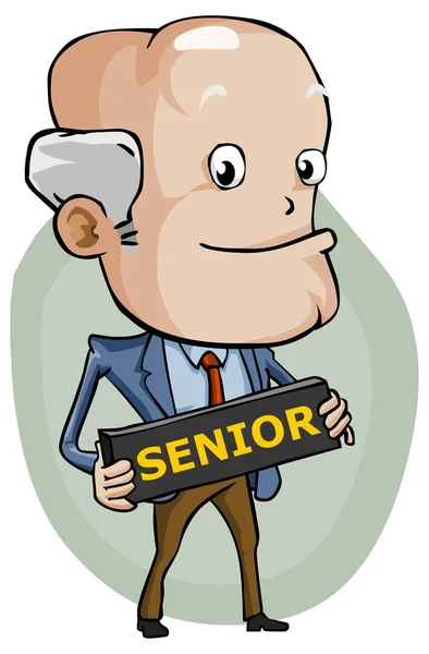 Senior — Stock Vector