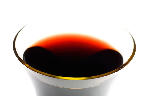 stock image Glass of red wine.