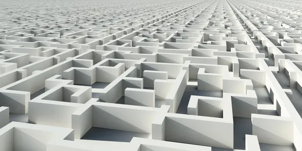 Labirinto infinito — Fotografia de Stock