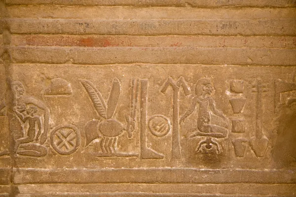 O hieróglifo egípcio . — Fotografia de Stock