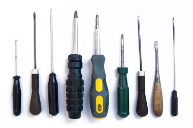 Tools. Screwdrivers