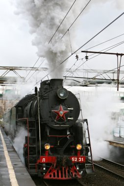 lokomotif duman ve Buhar Buhar