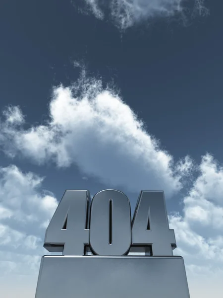 Fel 404 — Stockfoto