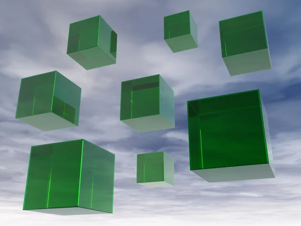 Cubes de verre — Photo