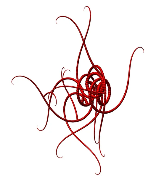 Kırmızı tentacles — Stok fotoğraf