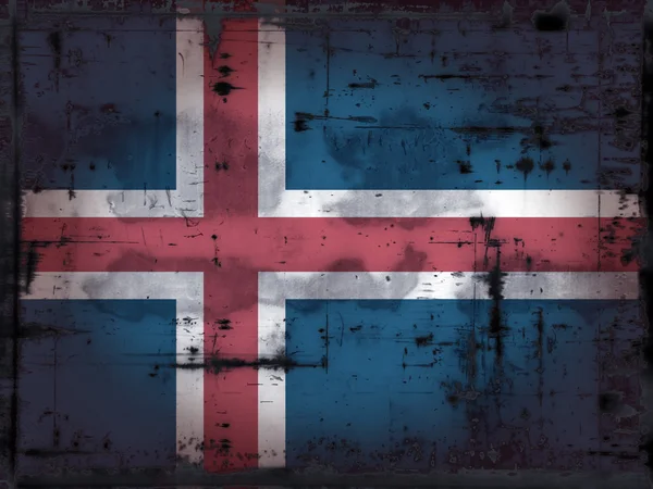 Grunge IJsland — Stockfoto