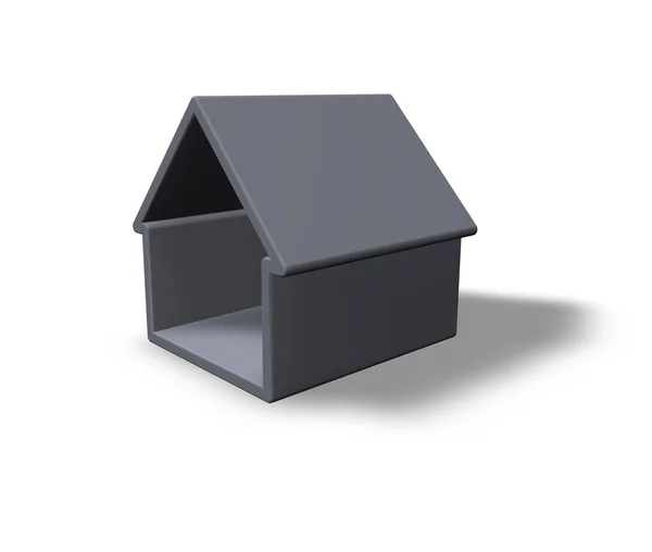 Jednoduchý dům — Stock fotografie