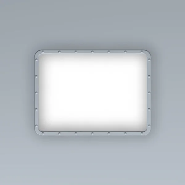 Metal frame border background — Stock Photo, Image