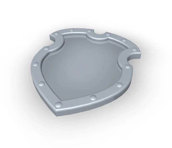 Metal shield — Stock Photo, Image