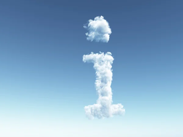Cloudy i — Stock Photo, Image