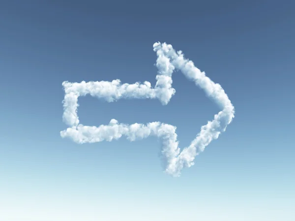 stock image Cloudy pointer