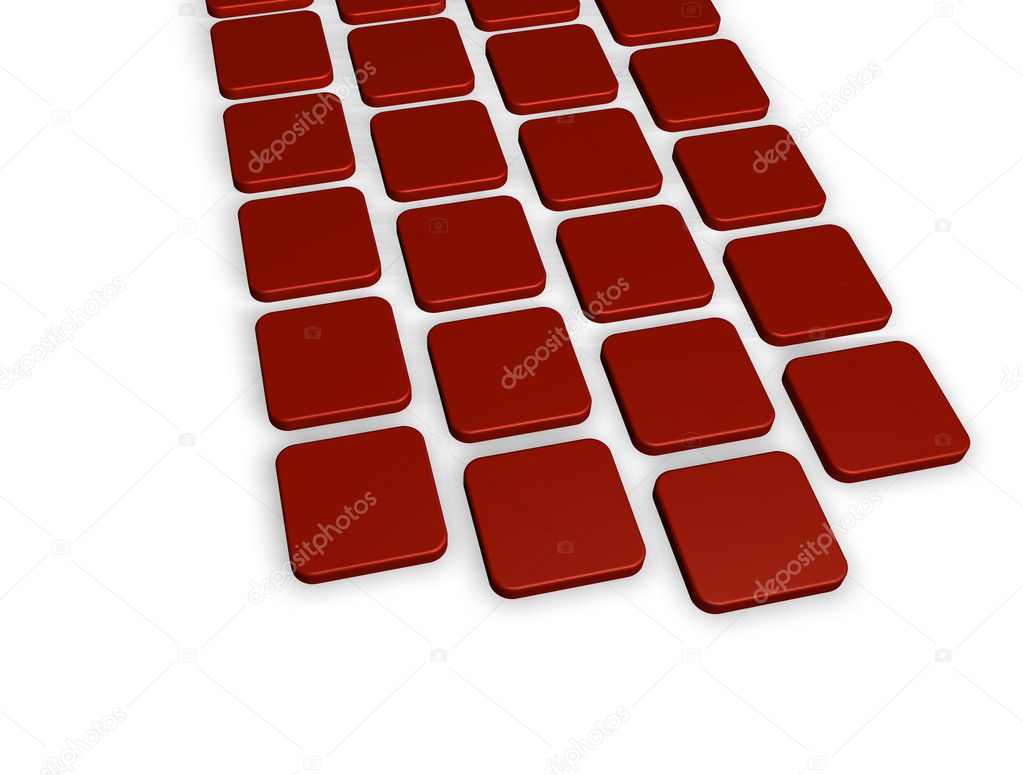 Red tiles background