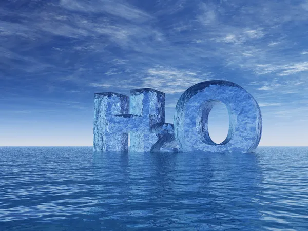 H2O — Foto de Stock