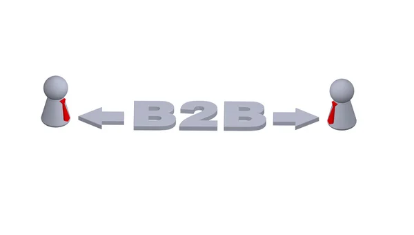 B2B — Fotografia de Stock