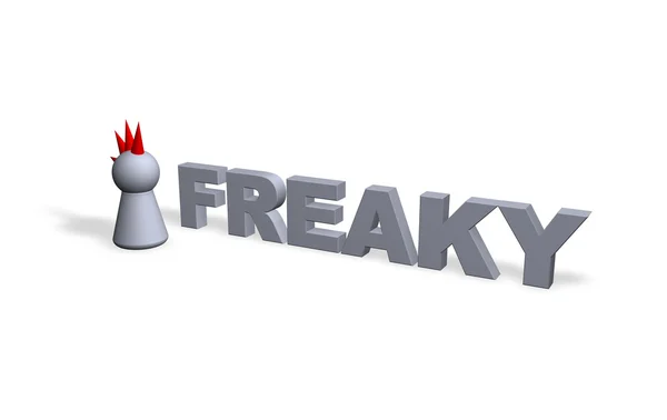 Freaky — Stockfoto