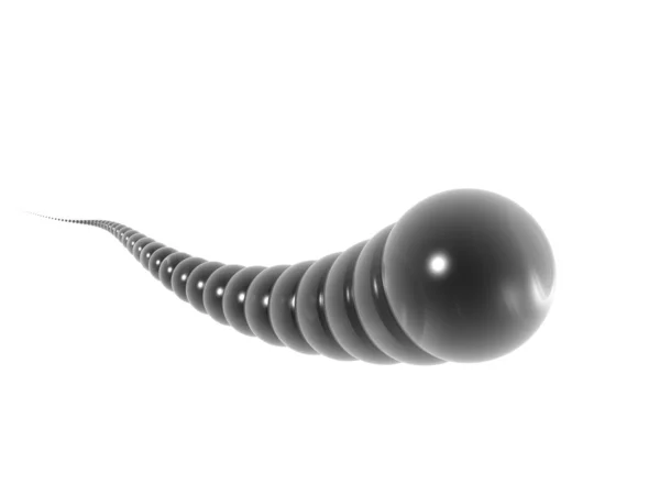 Serpente palla — Foto Stock