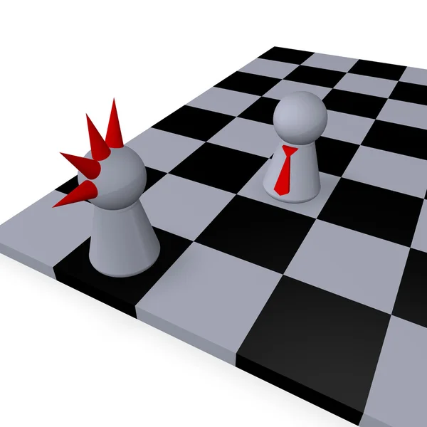 Freak chess — Stock Photo, Image