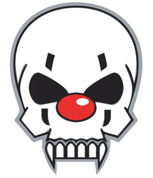 Clown skull — Stock Photo, Image