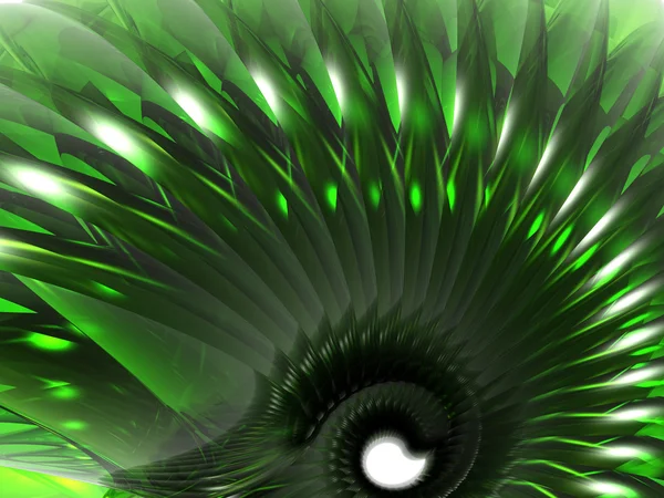 Groene abstracte ding — Stockfoto