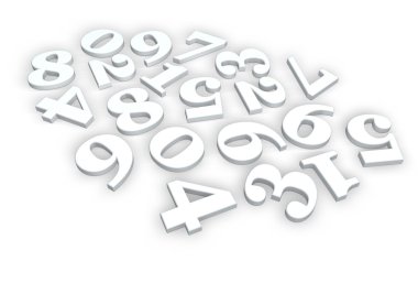 Numbers clipart