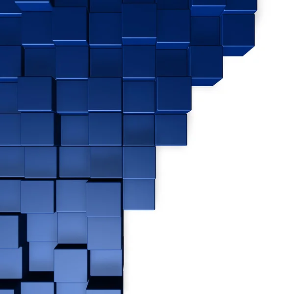 Синие кубики — стоковое фото