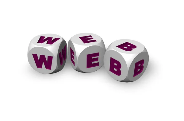 Web dices — Stock Photo, Image