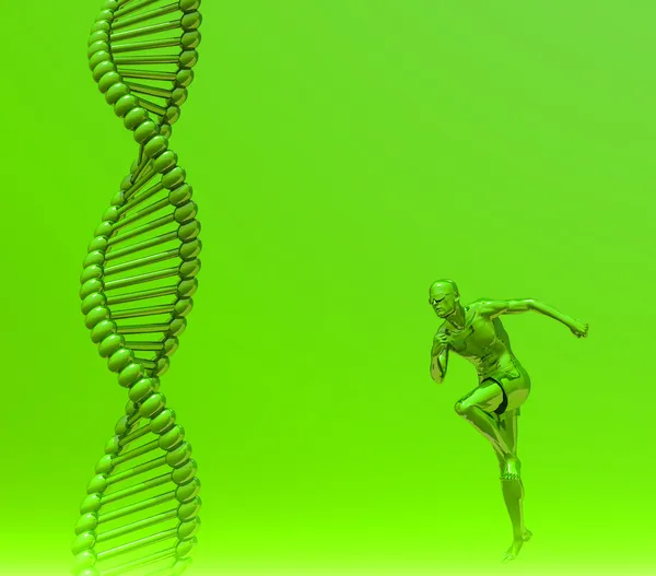 ДНК людини — стокове фото
