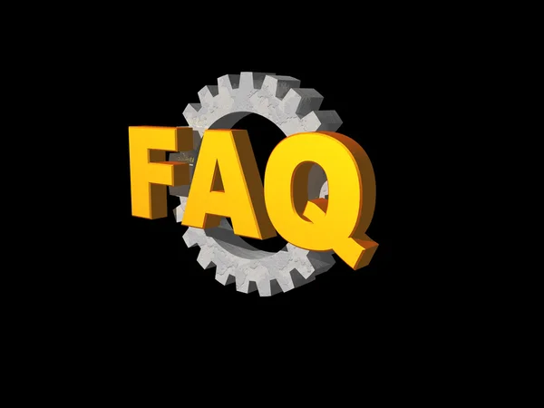 FAQ — стоковое фото