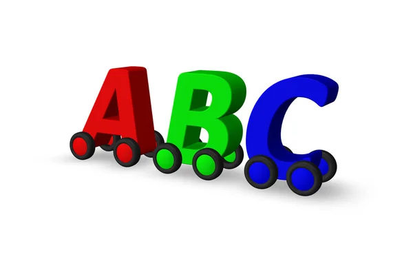 ABC na kołach — Zdjęcie stockowe