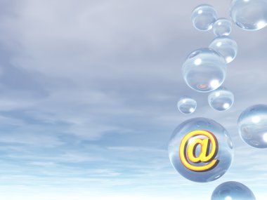 Email bubble clipart
