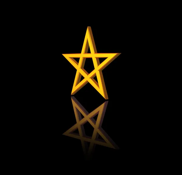 Pentagrama — Fotografia de Stock