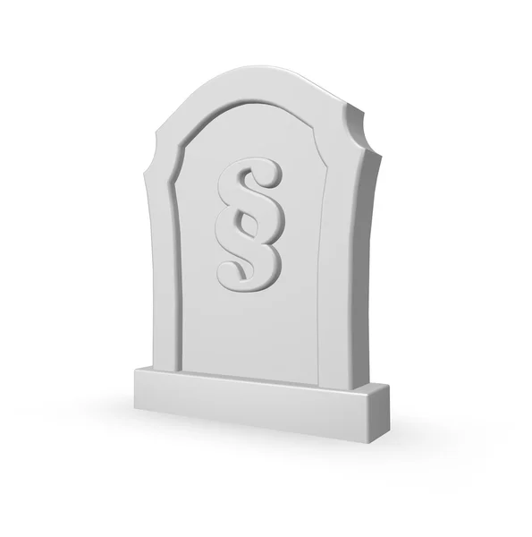 Justice dead — Stock Photo, Image