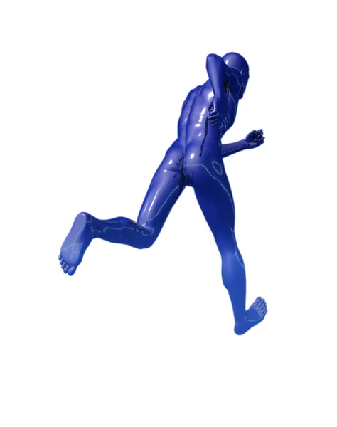 Blue race — Stock Photo, Image