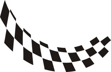 Racing flag clipart