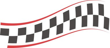 Racing flag clipart