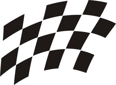 Racing flag clipart