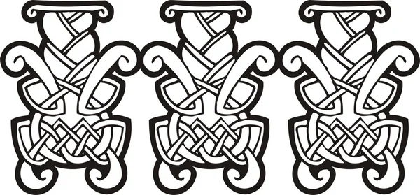 Ornamentos celtas — Vetor de Stock