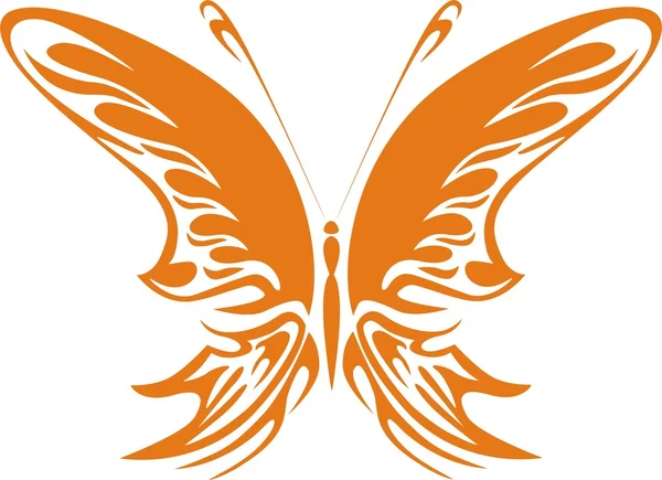 Schmetterlingsvektorillustration — Stockvektor