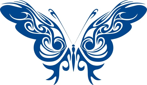 Mariposa vector ilustración — Vector de stock
