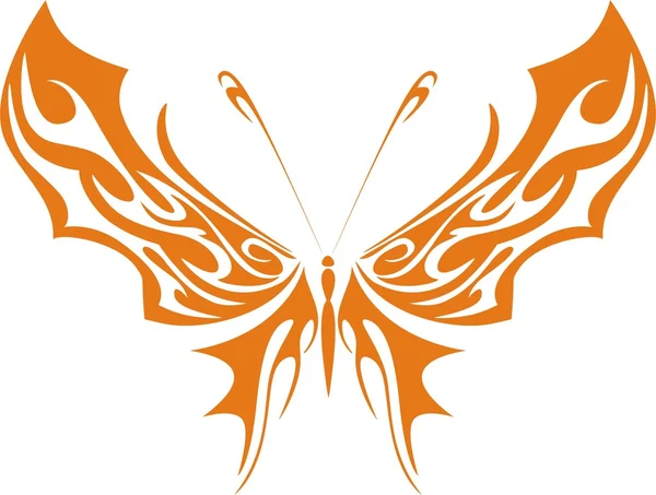 Mariposa vector ilustración — Archivo Imágenes Vectoriales