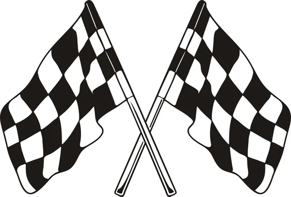Bandiera da corsa — Vettoriale Stock